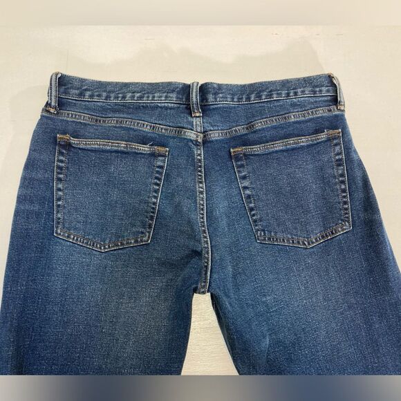 Gap Jeans Men's 34X30 Blue Indigo Denim Straight Taper Gap Flex Casual - Picture 5 of 12